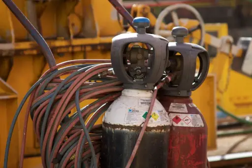 Gas welding cylinders