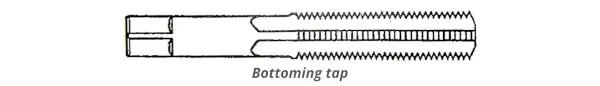 Bottoming tap