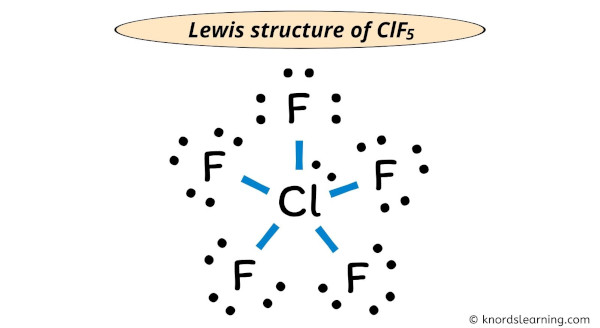 Lewis Structure of ClF5 (With 5 Simple Steps to Draw!)