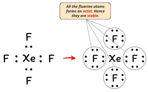 Lewis Structure of XeF4 (With 5 Simple Steps to Draw!)