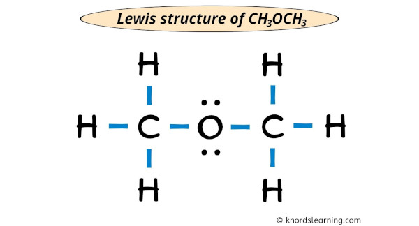 CH3OCH3 Lewis structure