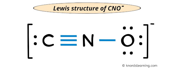 CNO- lewis structure