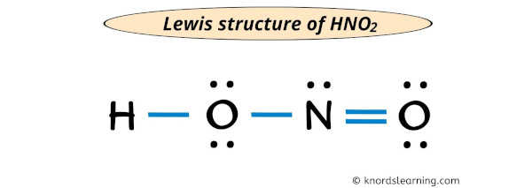 Lewis Structure of HNO2 (With 6 Simple Steps to Draw!)