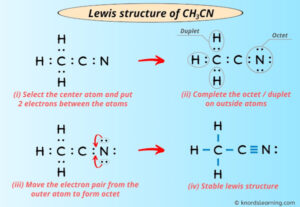 Lewis Structure of CH3CN (With 6 Simple Steps to Draw!)