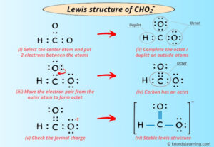 Lewis Structure of CHO2- (or HCO2-) (With 6 Simple Steps)