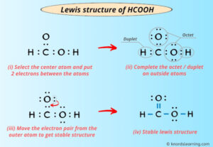 Lewis Structure of HCOOH (Formic acid) (In 6 Simple Steps)