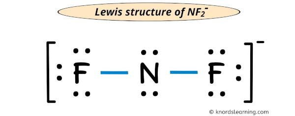 NF2- lewis structure