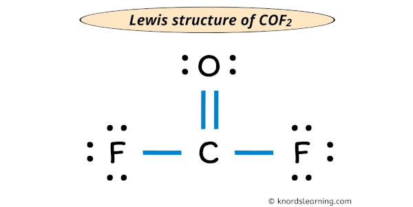 COF2 Lewis structure