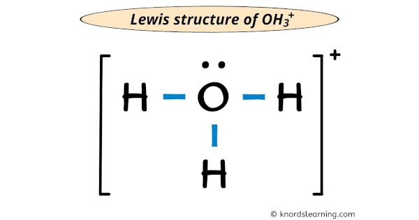 H3O+ lewis structure