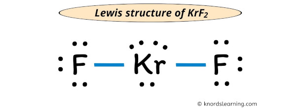 KrF2 lewis structure