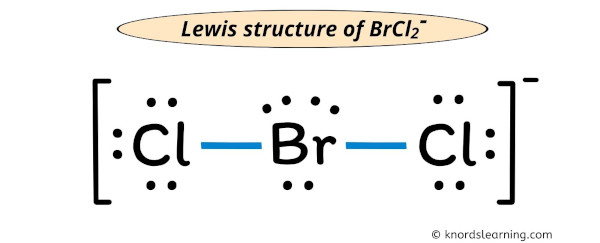 brcl2- lewis structure