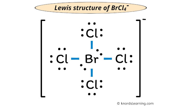 brcl4- lewis structure