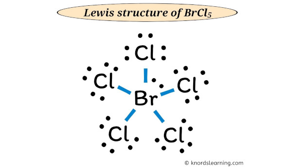 brcl5 lewis structure