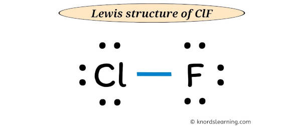 Lewis Structure of ClF (With 6 Simple Steps to Draw!)