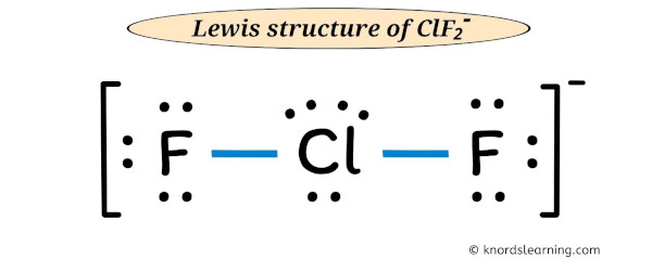 clf2- lewis structure