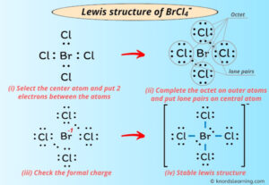 Lewis Structure of BrCl4- (With 5 Simple Steps to Draw!)