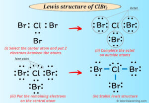 Lewis Structure of ClBr3 (With 5 Simple Steps to Draw!)