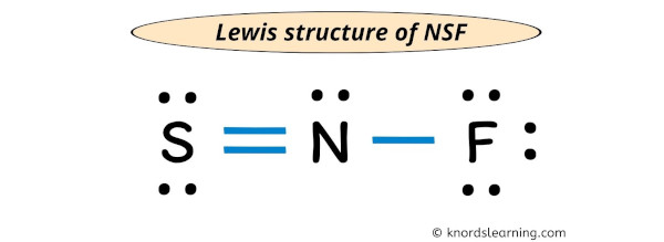 nsf lewis structure