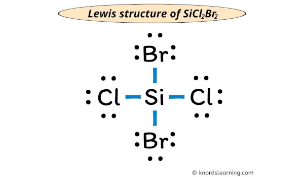 sicl2br2 lewis structure