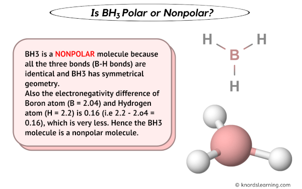 Is BH3 Polar or Nonpolar