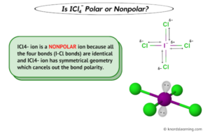 Is ICl4- Polar or Nonpolar? (And Why?)