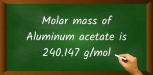 aluminum molar mass