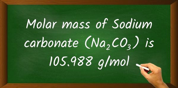 Sodium Carbonate Na2co3 Molar Mass With Calculations 