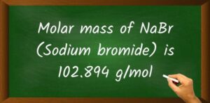 what is the molar mass of nabr