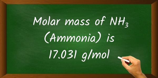 molar mass of ammonia