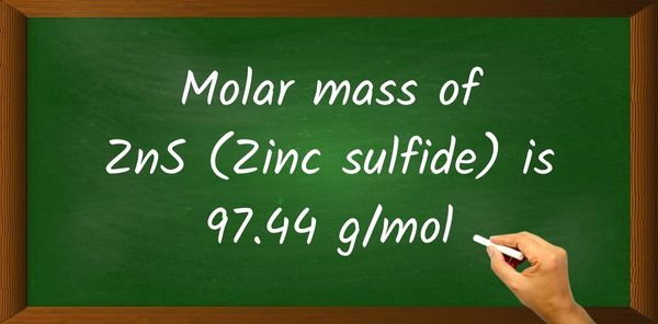 Zns Zinc Sulfide Molar Mass With Calculations 0053