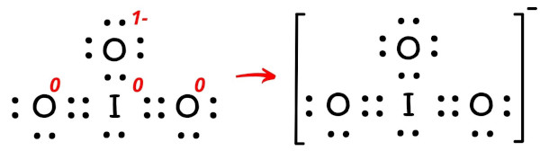 What is the Charge on IO3 (Iodate ion)? And Why?