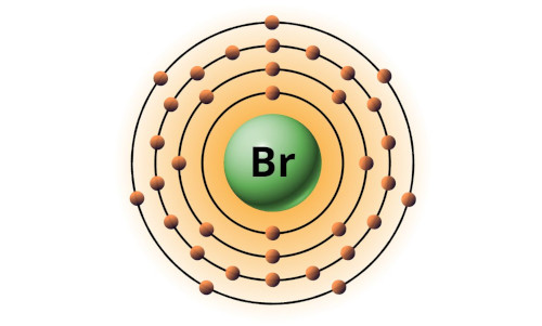bohr model of bromine