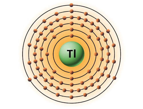 bohr model of thallium